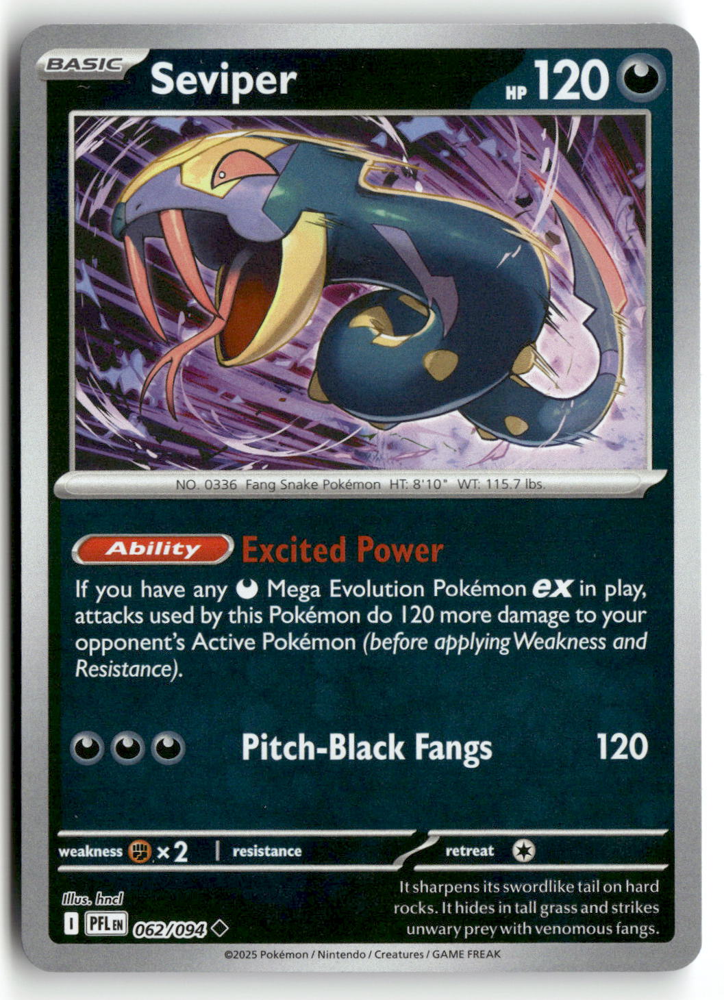 Front + Back scan | Near Mint / English / Reverse Holofoil