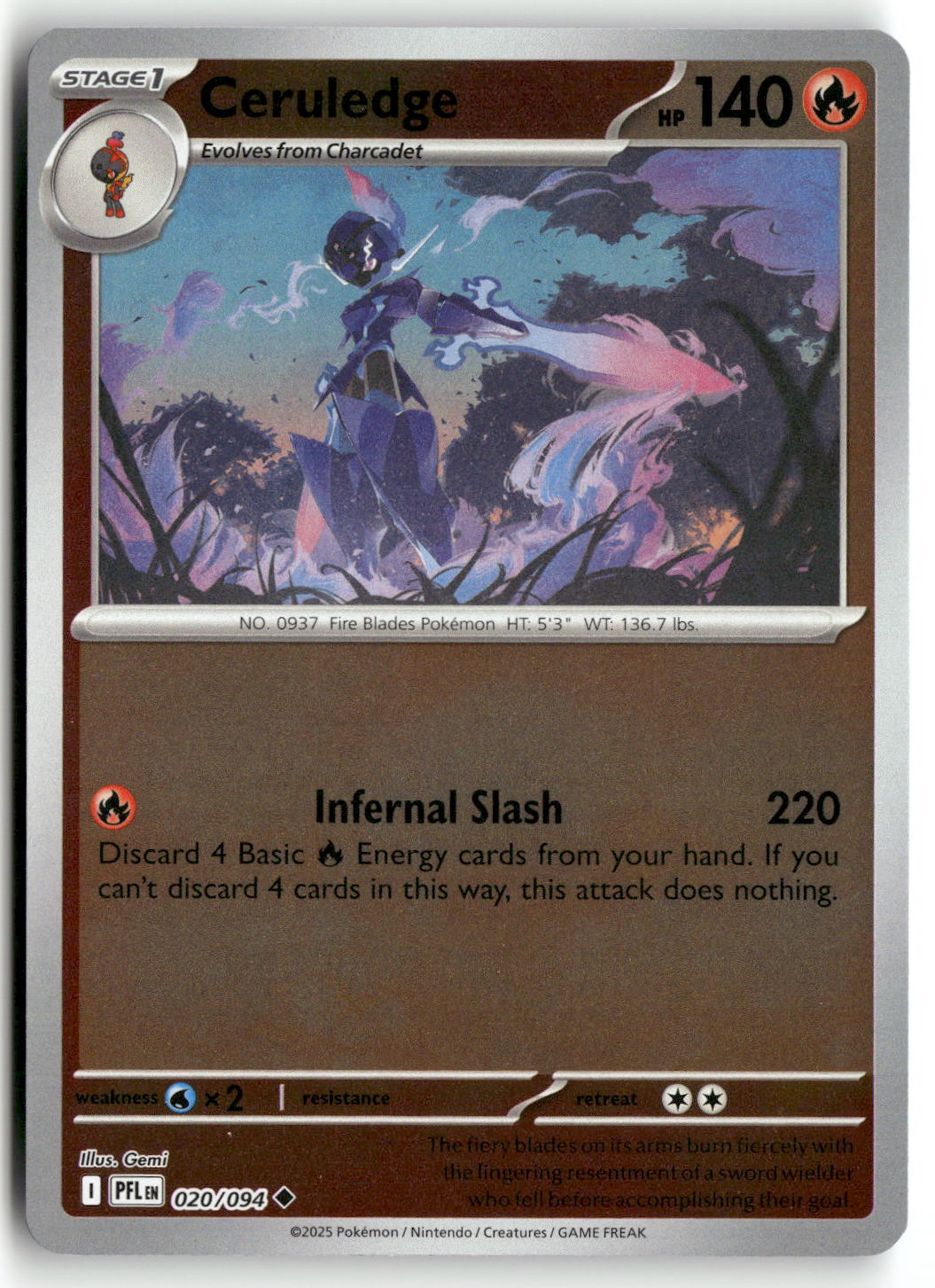 Front + Back scan | Near Mint / English / Reverse Holofoil