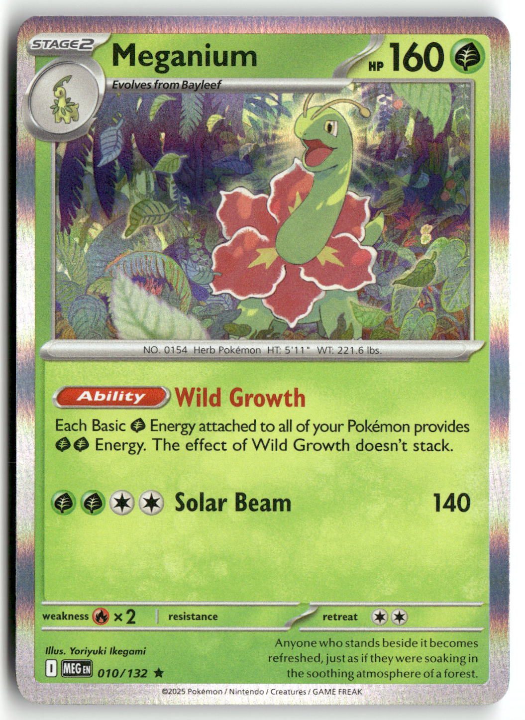 Meganium | Near Mint / English / Holofoil
