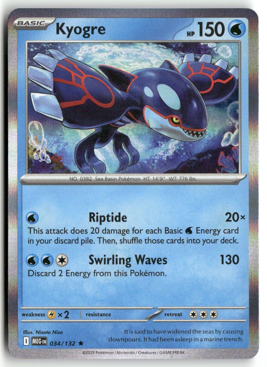 Kyogre | Near Mint / English / Holofoil
