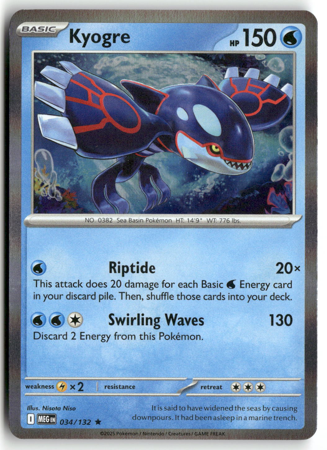 Kyogre | Near Mint / English / Holofoil
