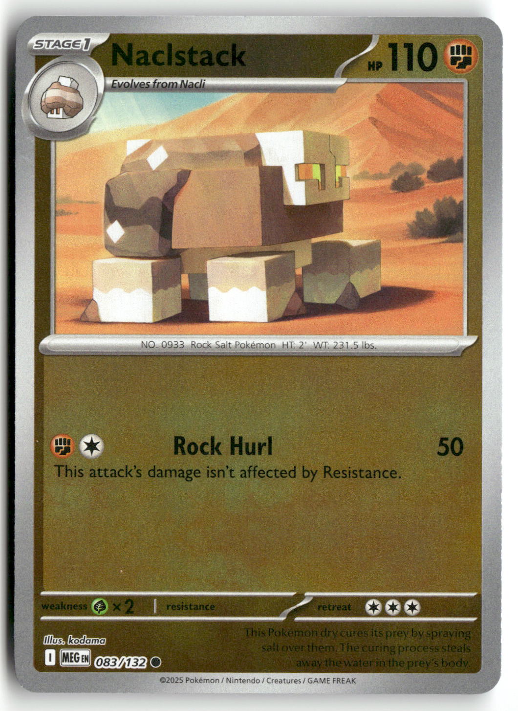 Front + Back scan | Near Mint / English / Reverse Holofoil