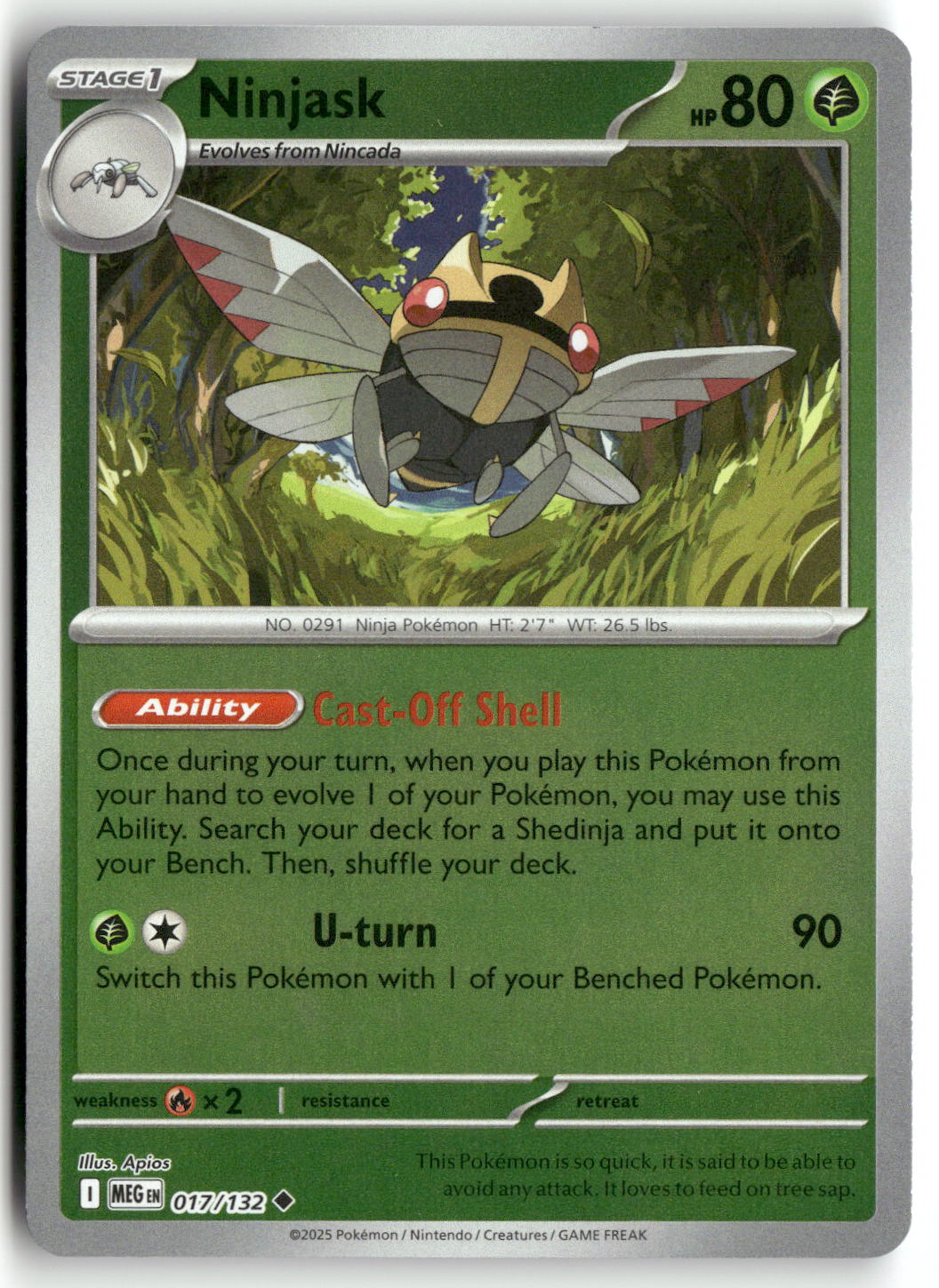 Front + Back scan | Near Mint / English / Reverse Holofoil