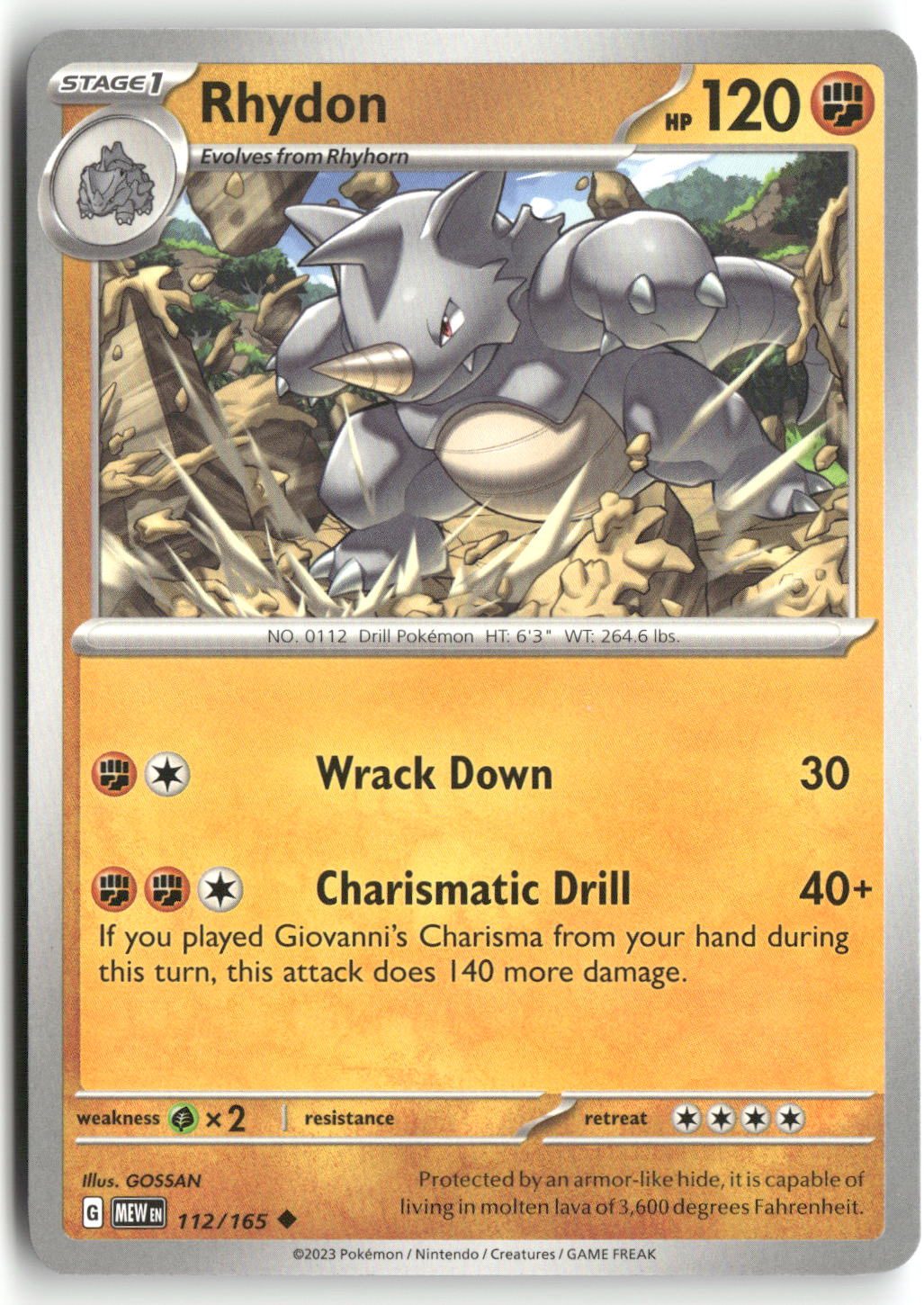 Front + Back scan | Near Mint / English / Normal