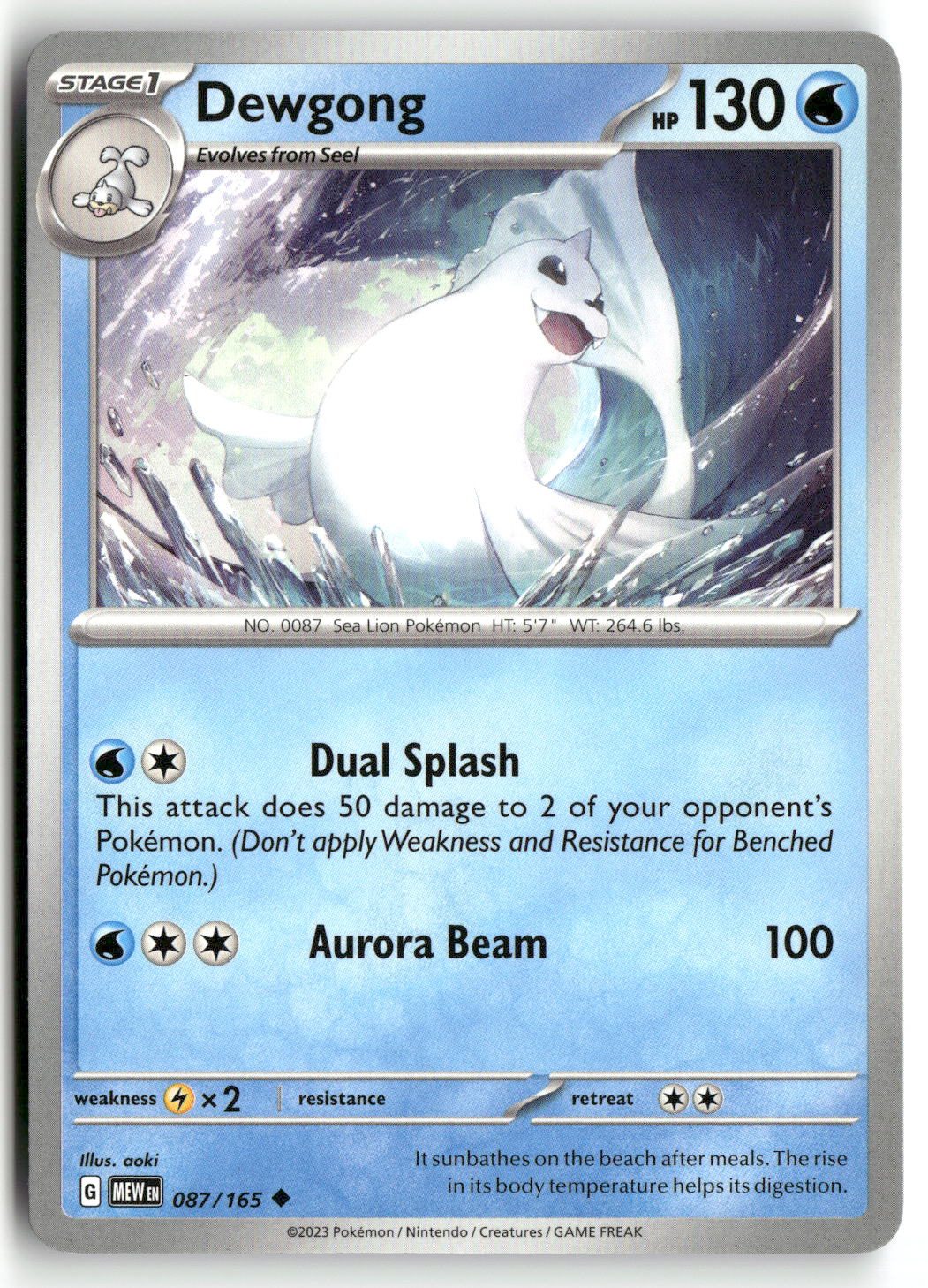 Dewgong | Near Mint / English / Normal