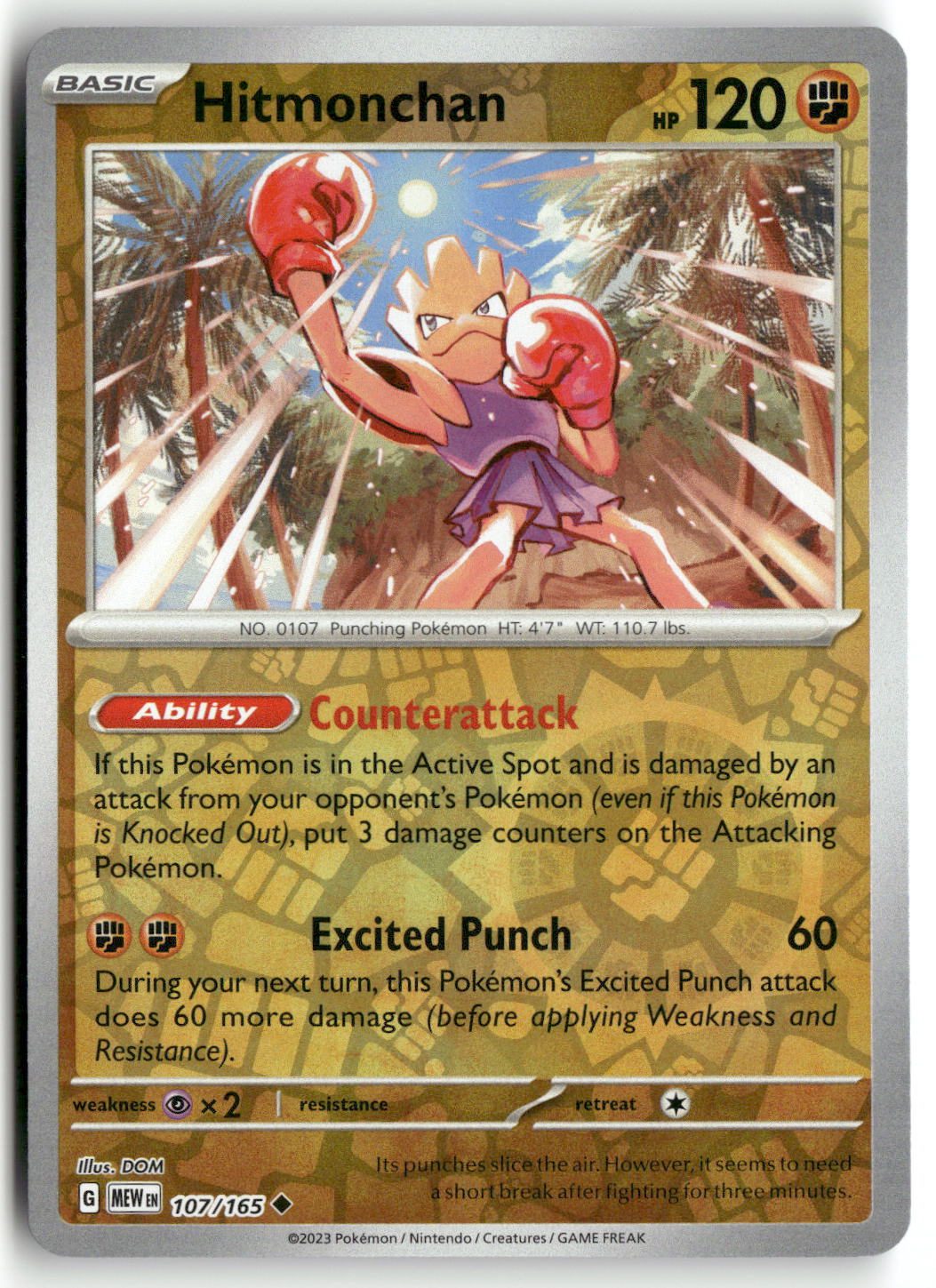 Front + Back scan | Near Mint / English / Reverse Holofoil