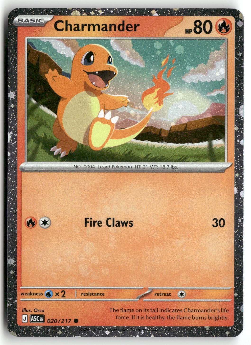 Charmander - 020/217 (Cosmos Holo)