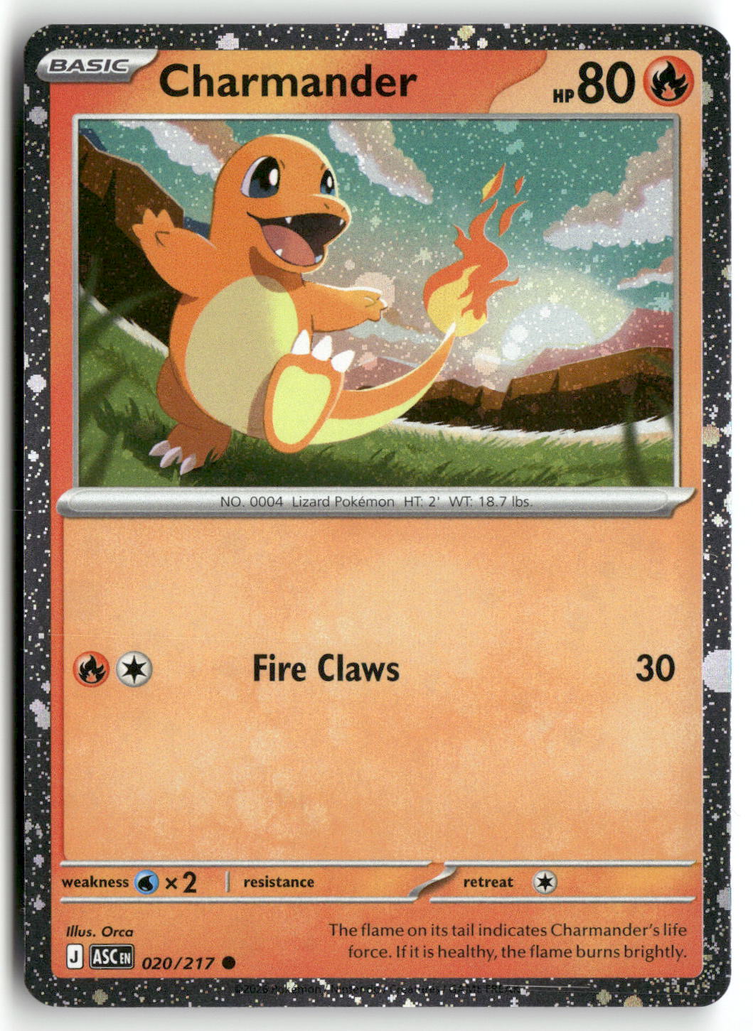 Charmander - 020/217 (Cosmos Holo)