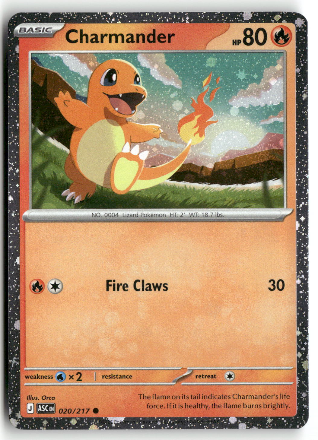 Charmander - 020/217 (Cosmos Holo)