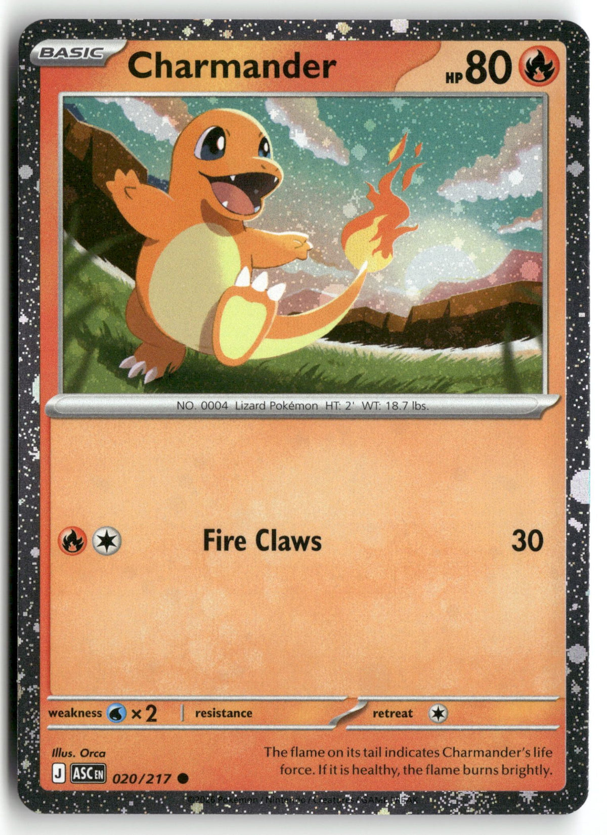 Charmander - 020/217 (Cosmos Holo)