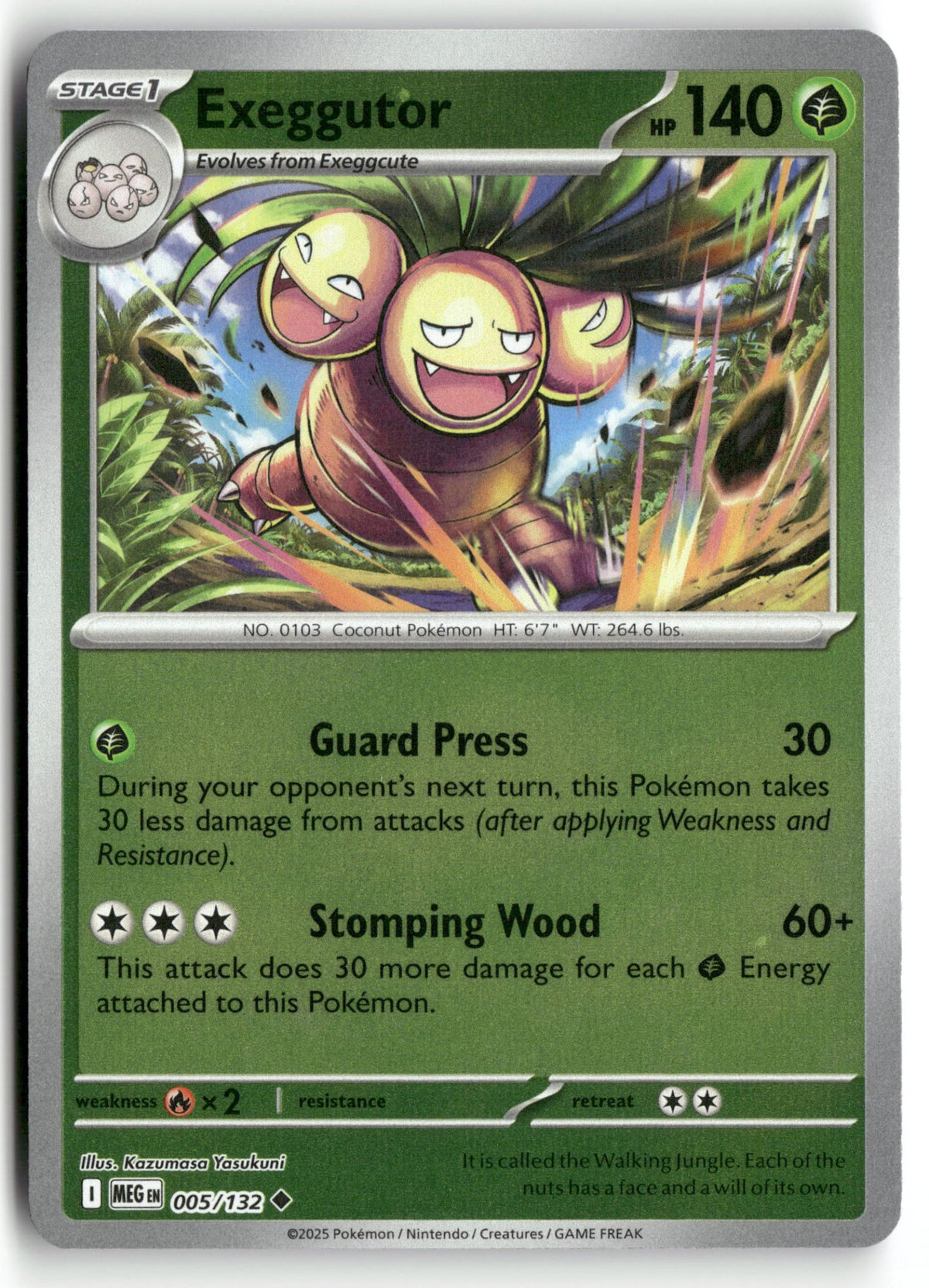 Exeggutor - 005/132 | Near Mint / English / Reverse Holofoil