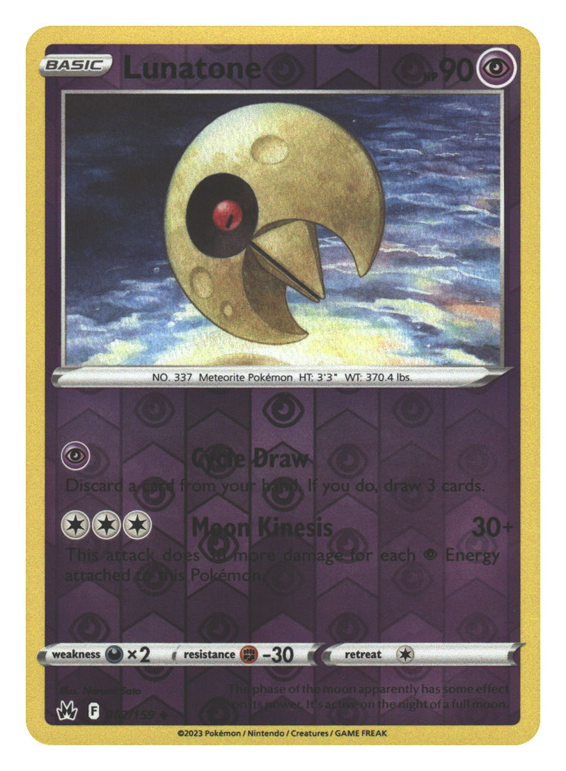 Lunatone | Near Mint / English / Reverse Holofoil