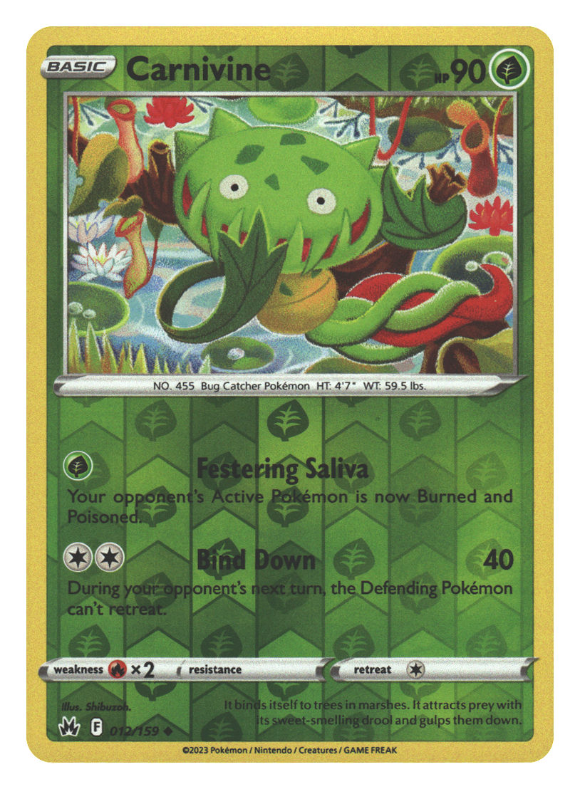 Front + Back scan | Near Mint / English / Reverse Holofoil