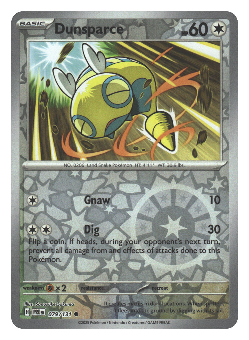 Front + Back scan | Near Mint / English / Reverse Holofoil