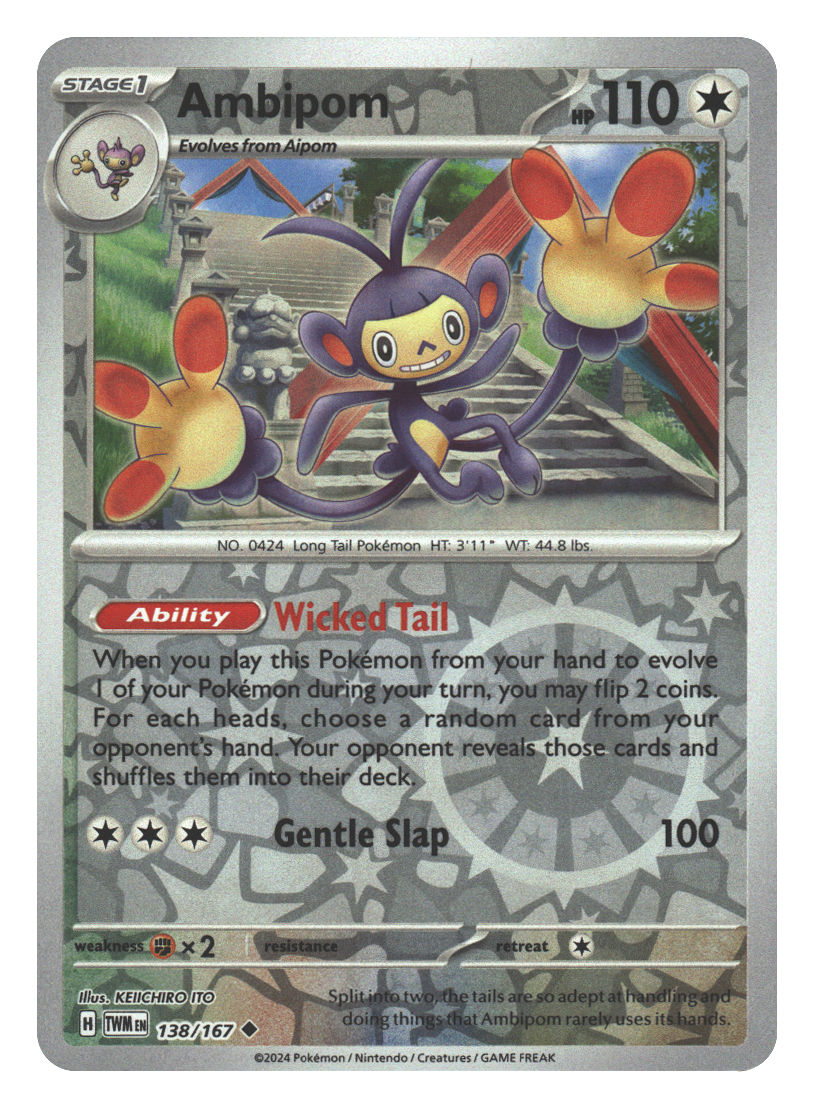 Front + Back scan | Near Mint / English / Reverse Holofoil