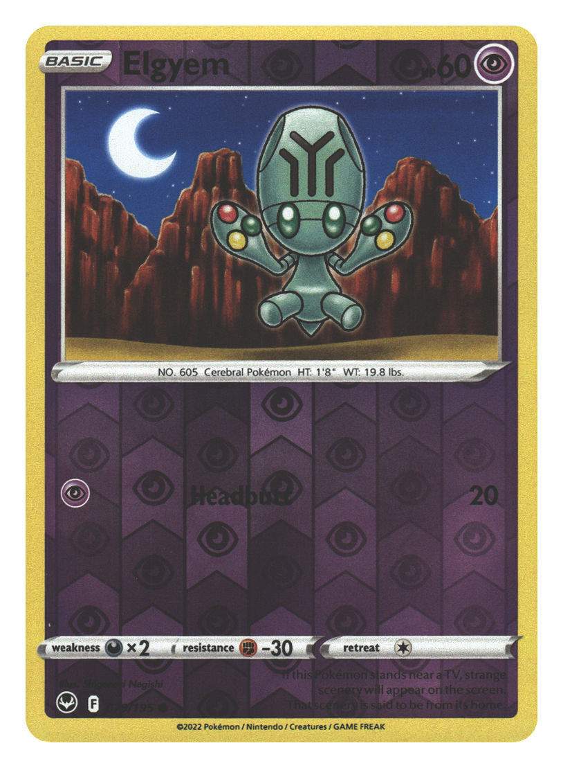 Front + Back scan | Near Mint / English / Reverse Holofoil