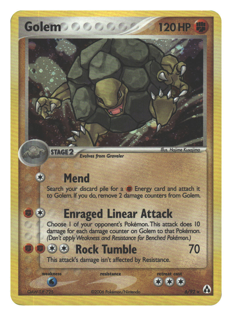 Front + Back scan | Damaged / English / Holofoil