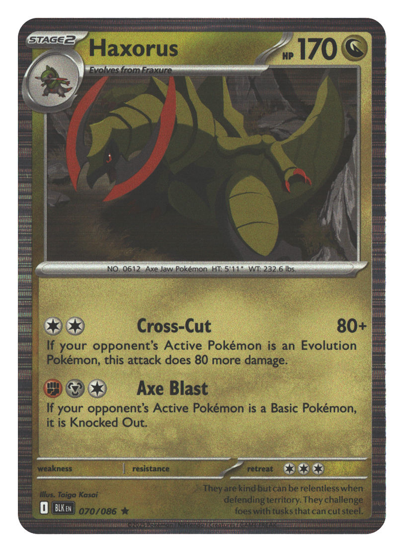 Haxorus | Near Mint / English / Holofoil