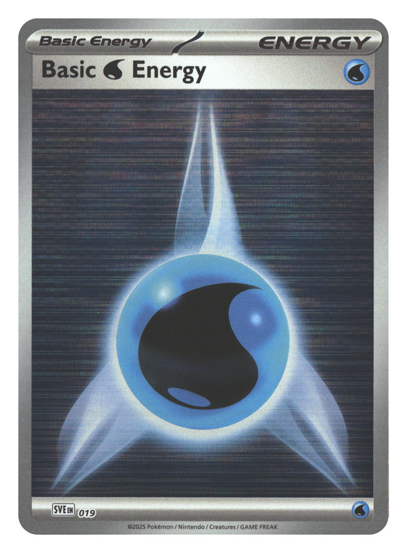 Basic Water Energy - 019 | Near Mint / English / Reverse Holofoil