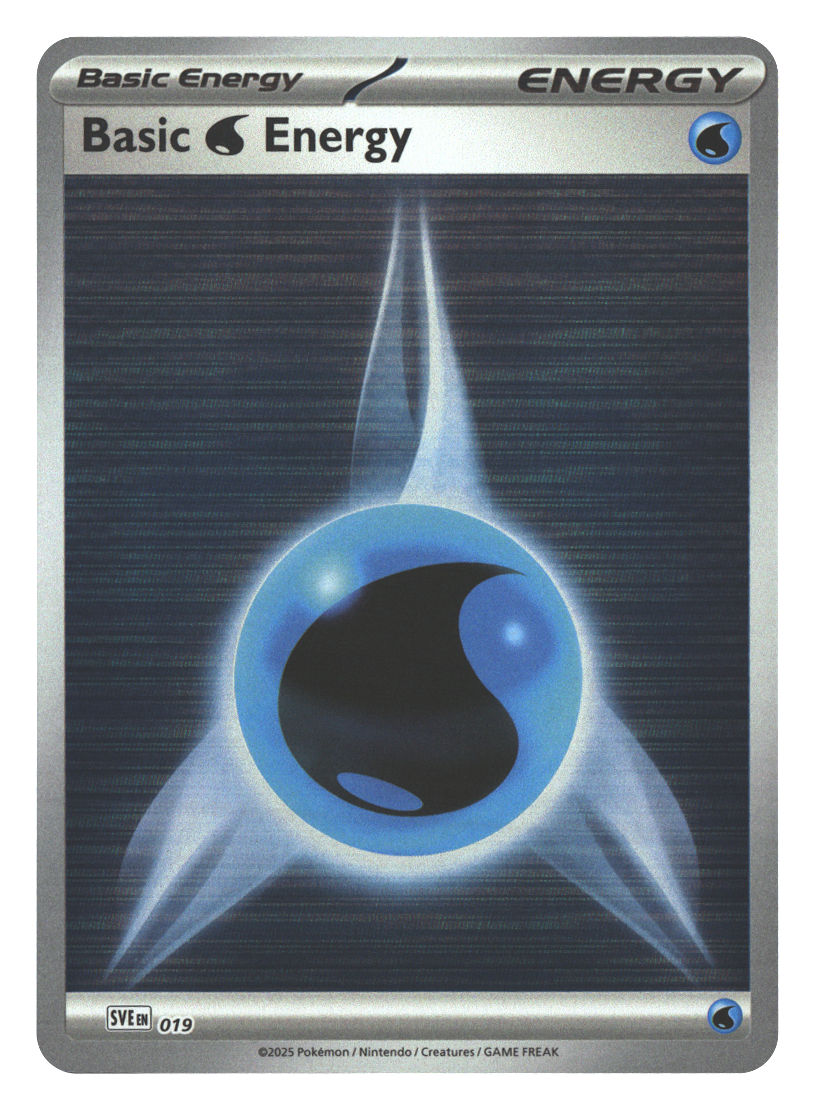 Basic Water Energy - 019 | Near Mint / English / Reverse Holofoil