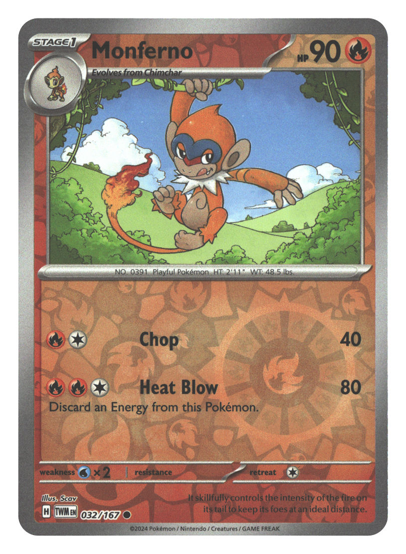 Monferno | Near Mint / English / Reverse Holofoil