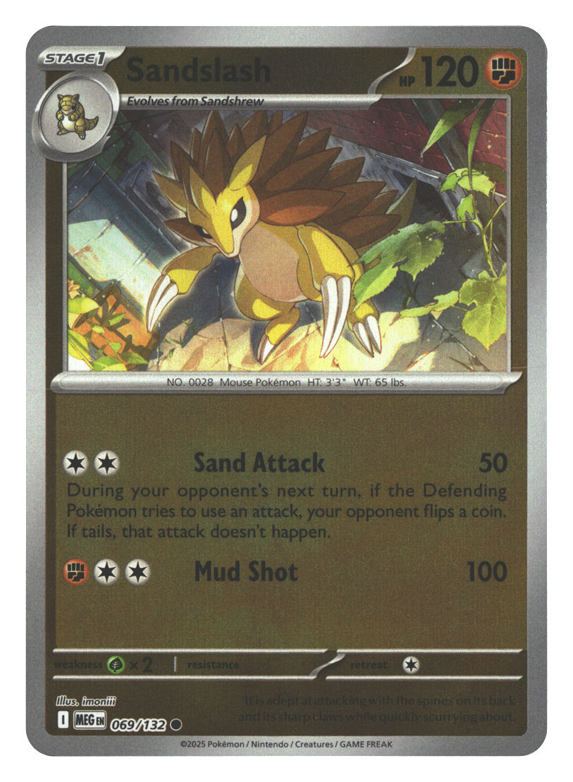 Sandslash | Near Mint / English / Reverse Holofoil