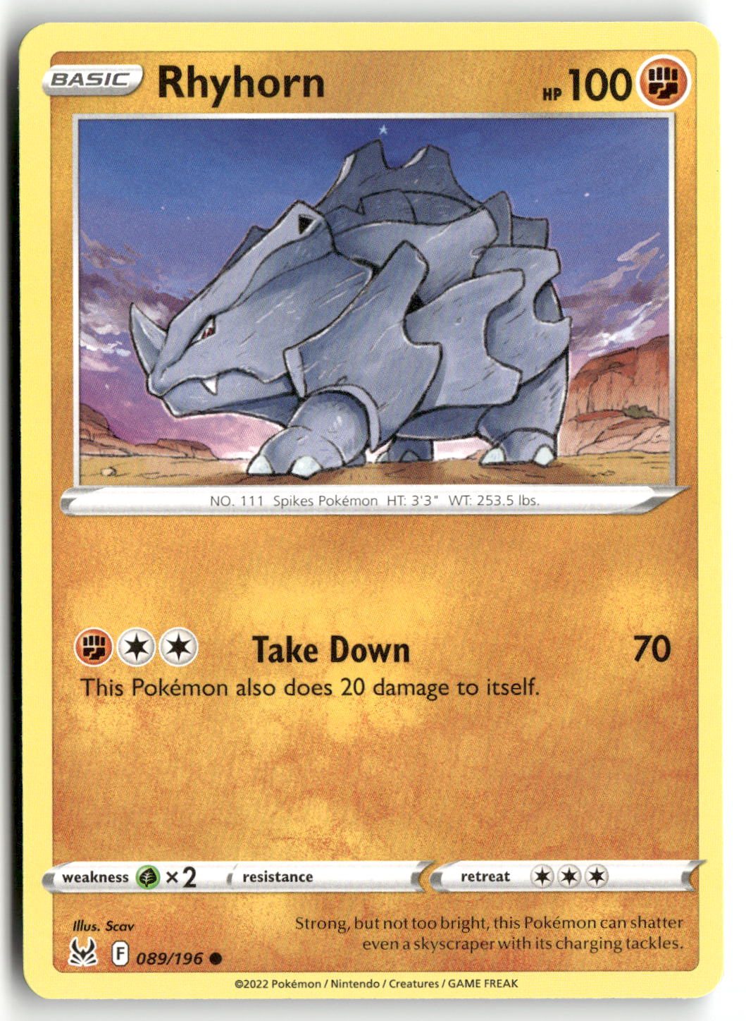 Rhyhorn | Near Mint / English / Normal