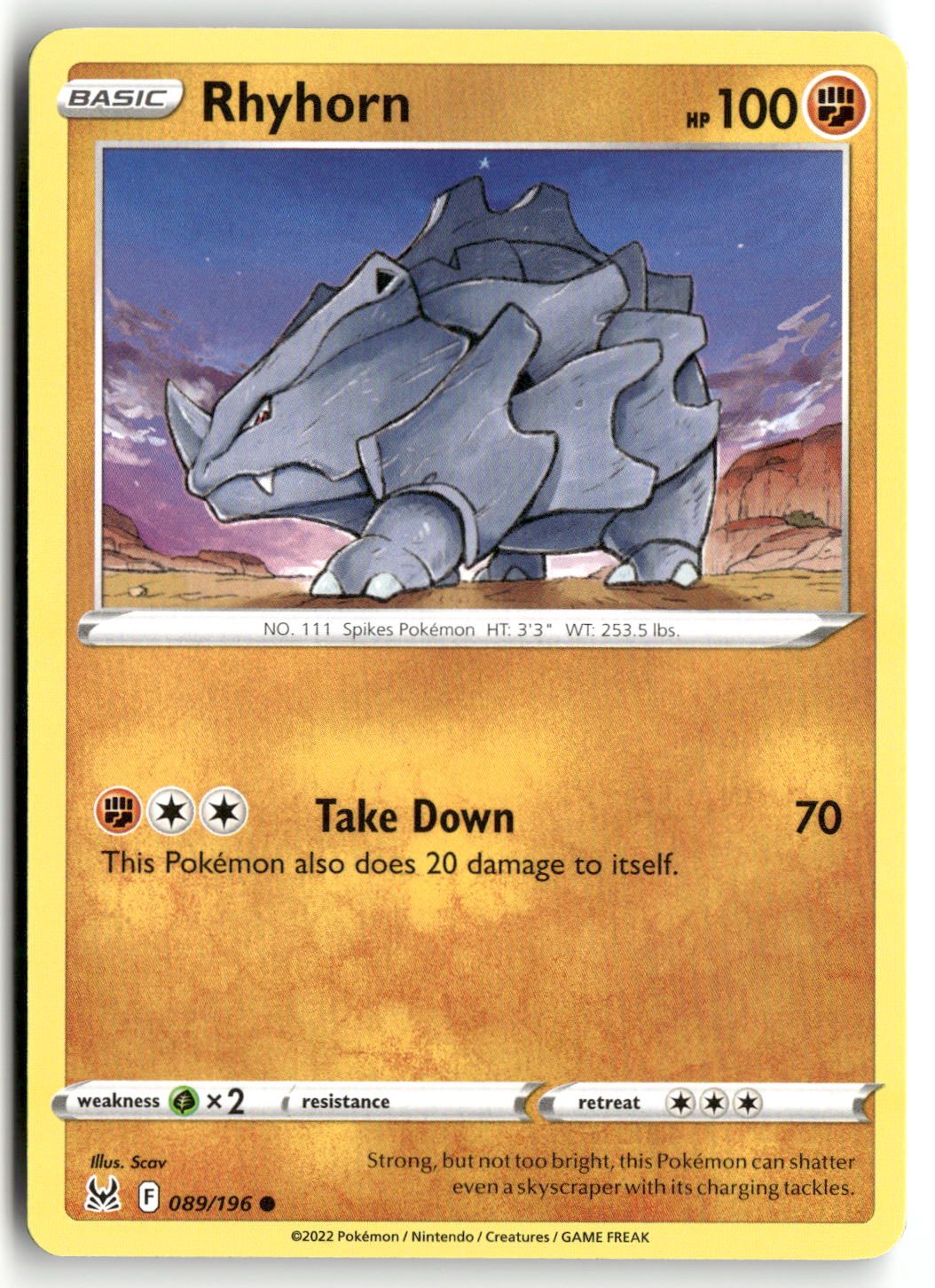 Rhyhorn | Near Mint / English / Normal