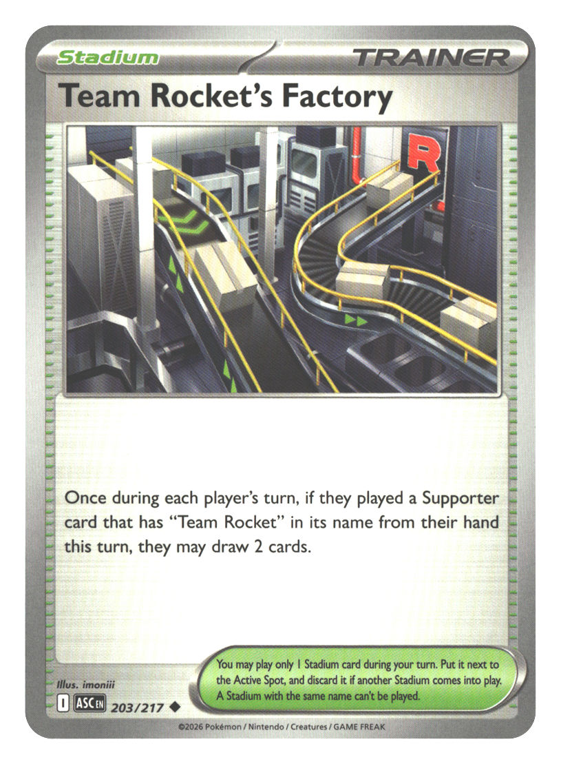 Team Rocket's Factory | Near Mint / English / Normal