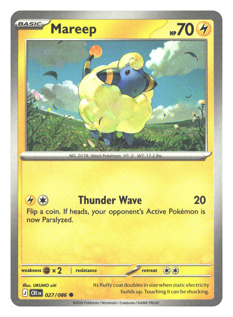 Mareep | Near Mint / English / Normal