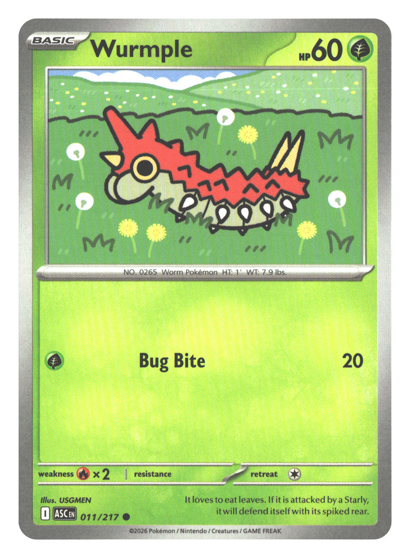 Wurmple | Near Mint / English / Normal