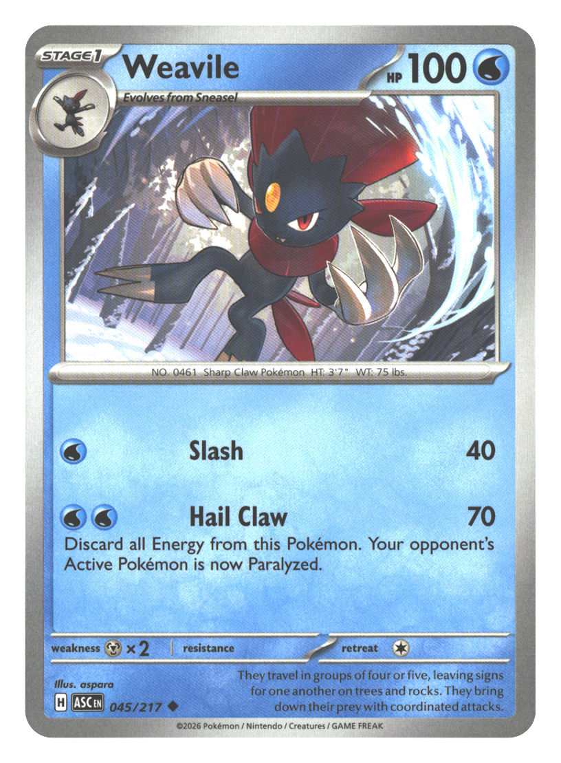 Weavile - 045/217