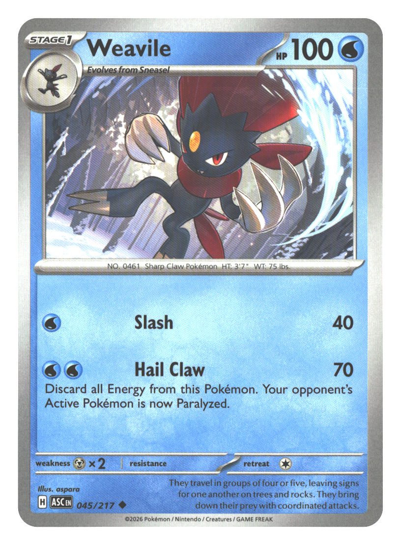 Weavile - 045/217