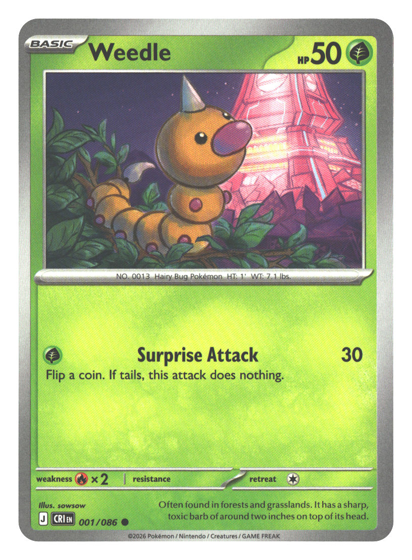 Weedle | Near Mint / English / Normal