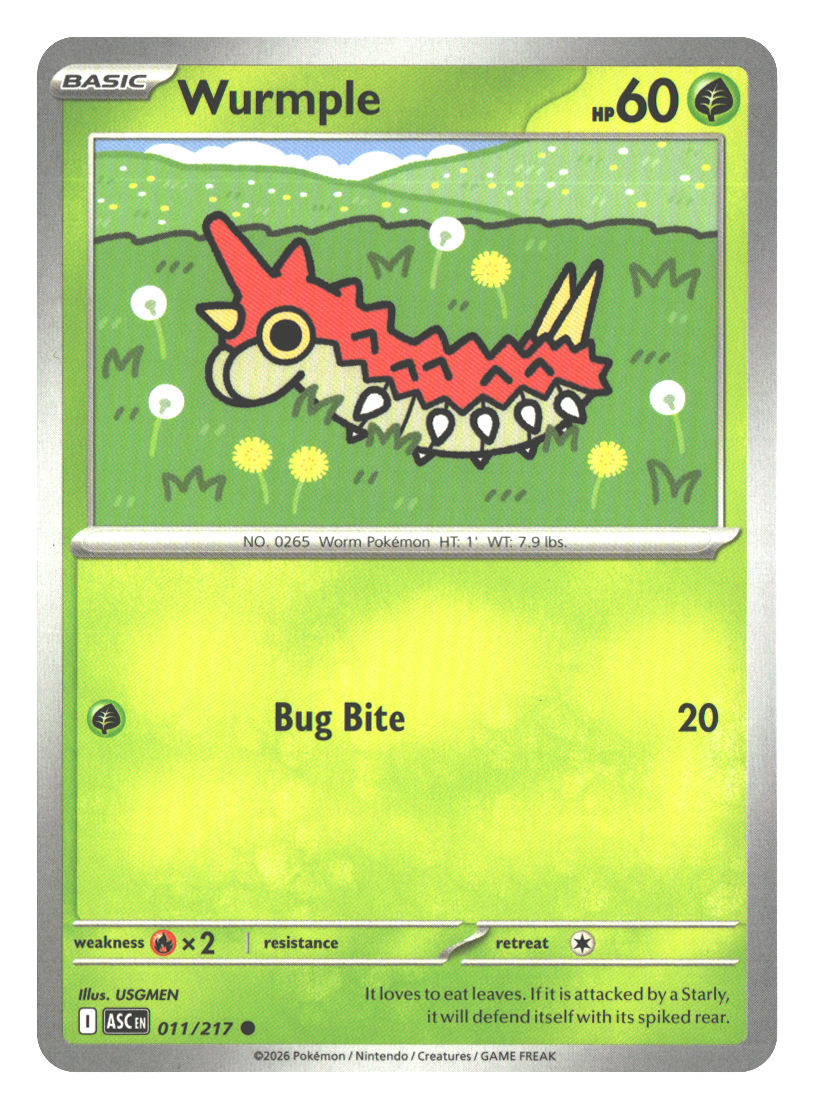 Wurmple | Near Mint / English / Normal