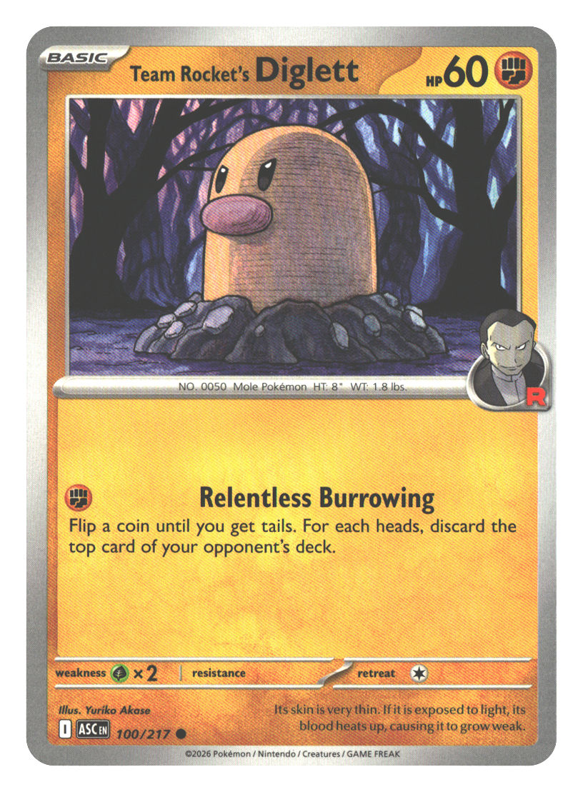 Team Rocket's Diglett | Near Mint / English / Normal