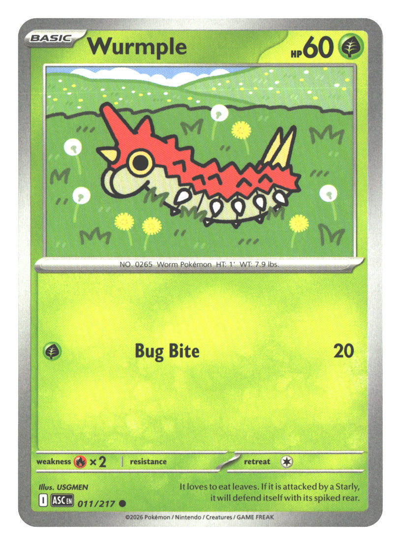 Wurmple | Near Mint / English / Normal