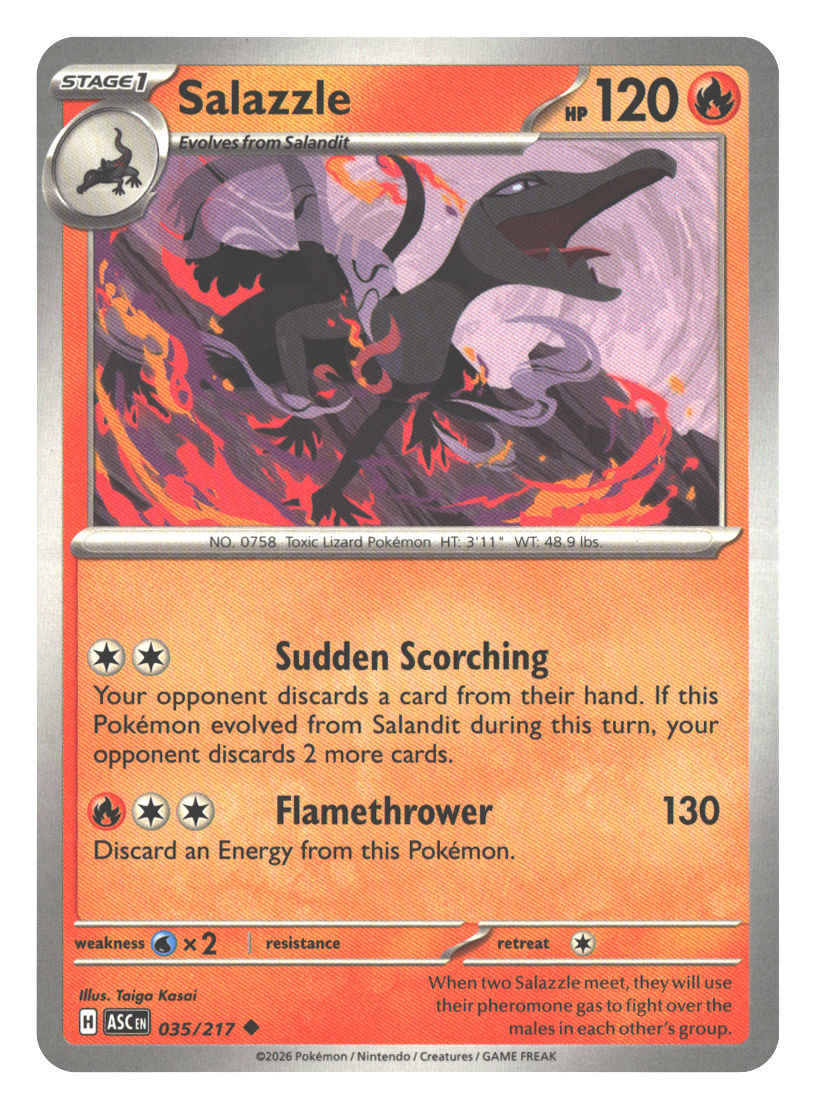 Salazzle - 035/217 | Near Mint / English / Normal