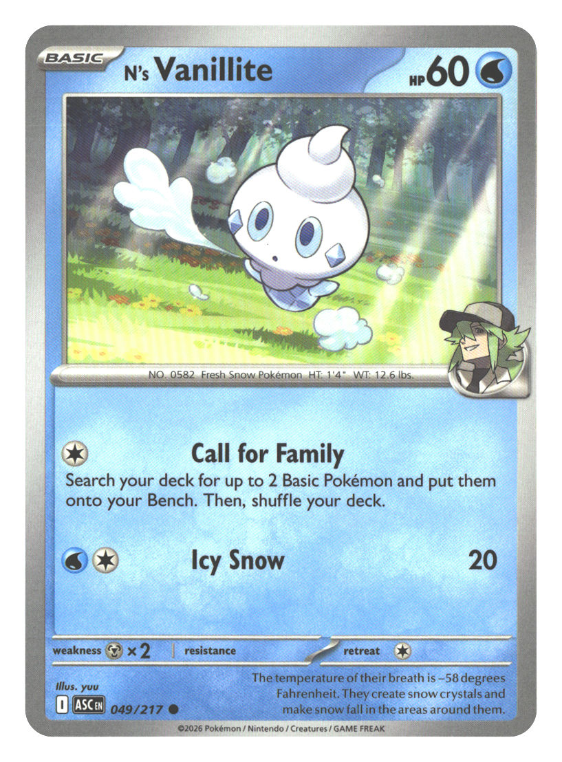N's Vanillite | Near Mint / English / Normal