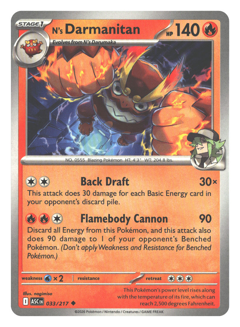 N's Darmanitan | Near Mint / English / Normal