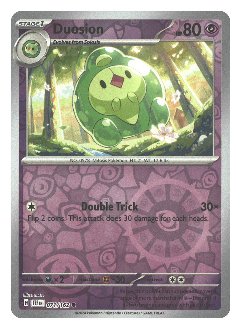 Front + Back scan | Near Mint / English / Reverse Holofoil