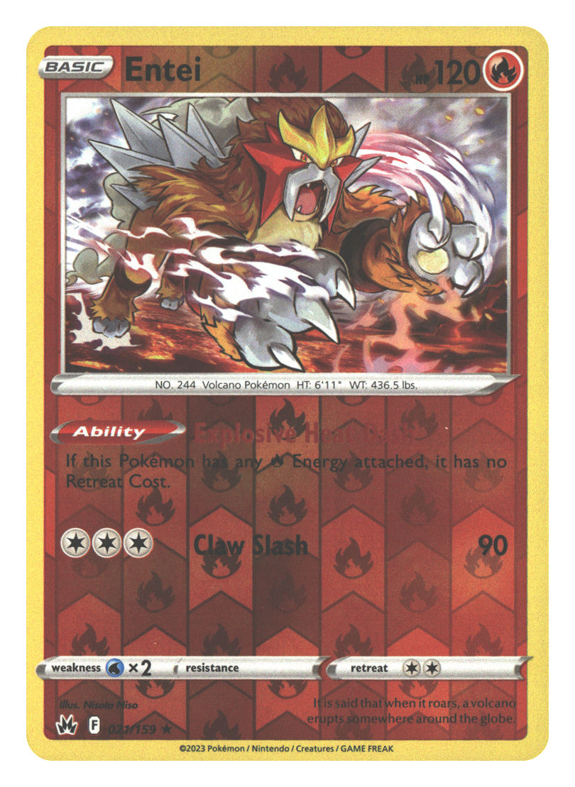 Entei | Near Mint / English / Reverse Holofoil