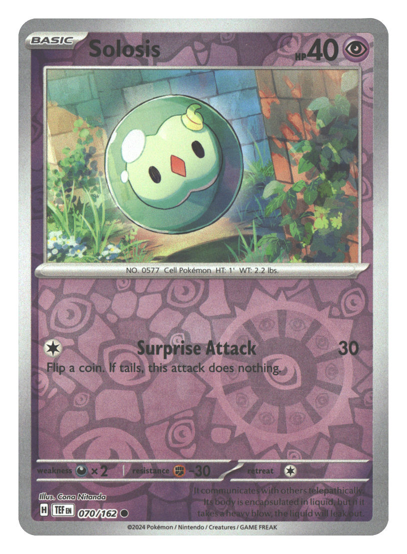 Front + Back scan | Near Mint / English / Reverse Holofoil