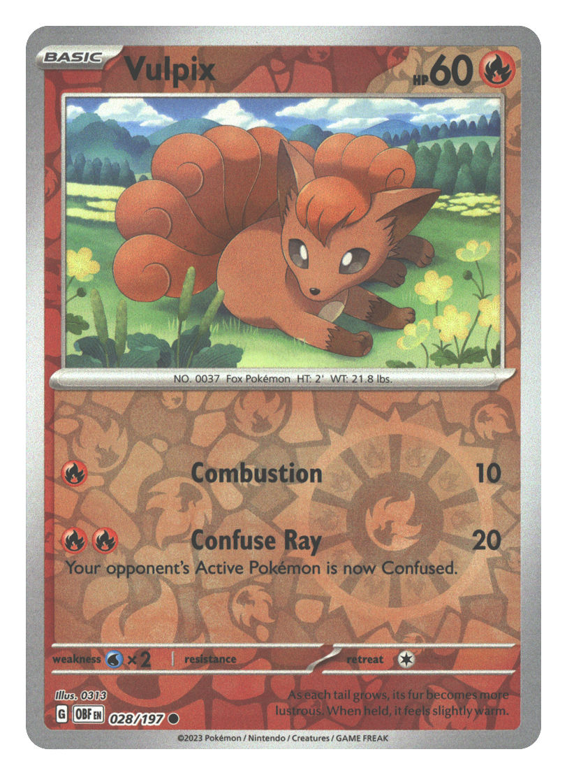 Front + Back scan | Near Mint / English / Reverse Holofoil