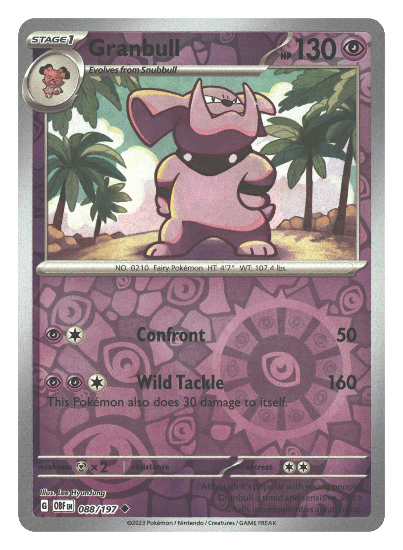 Front + Back scan | Near Mint / English / Reverse Holofoil