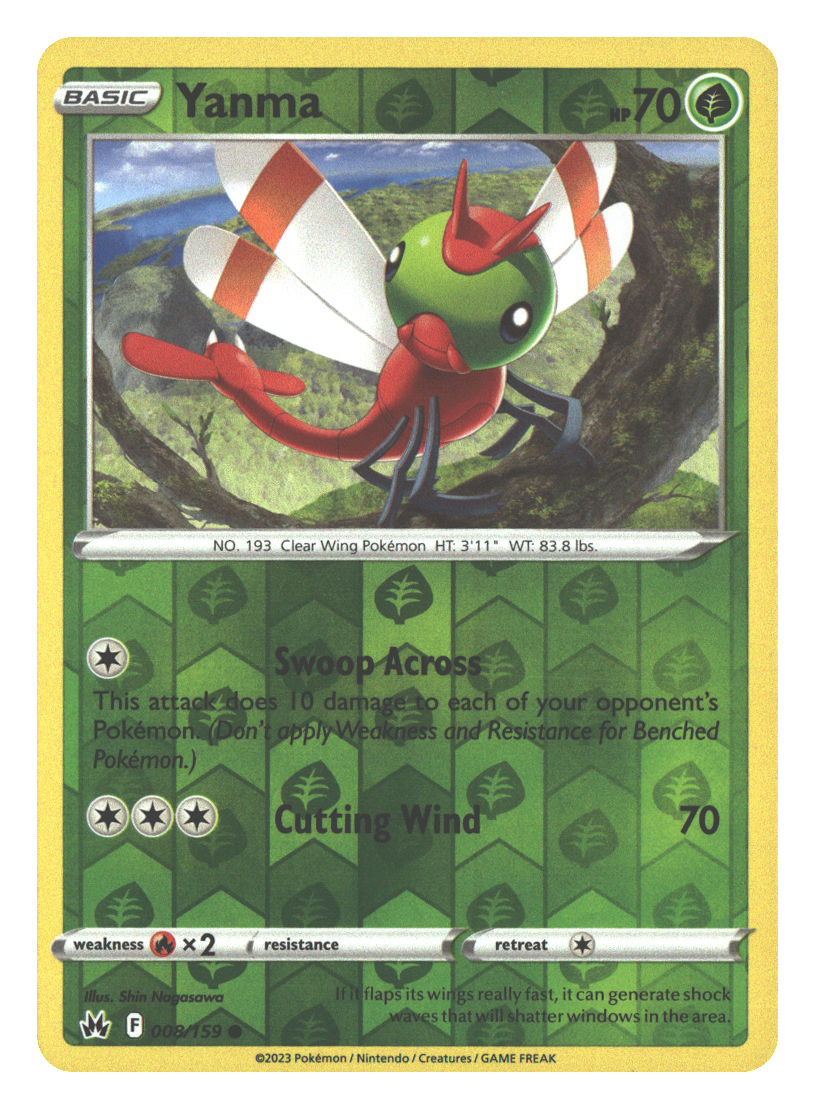 Yanma | Near Mint / English / Reverse Holofoil