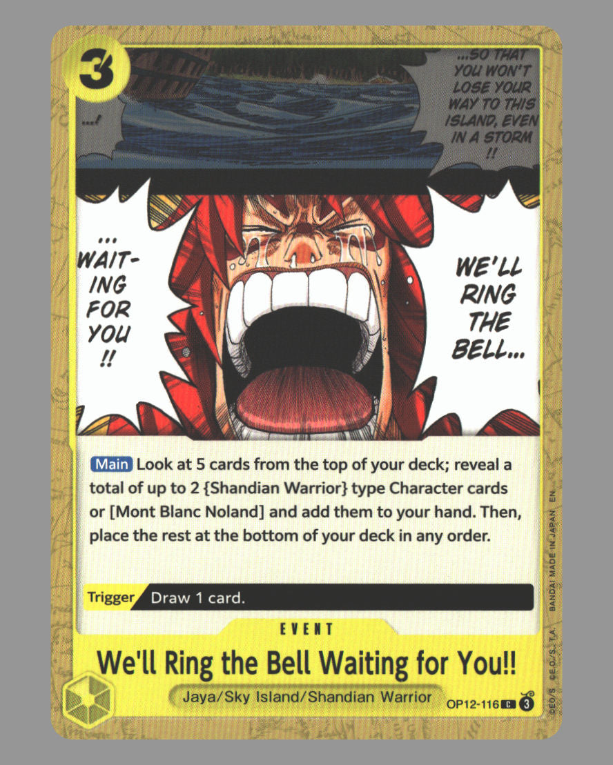 We'll Ring the Bell Waiting for You!!