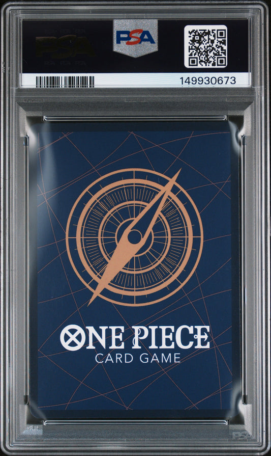 2025 One Piece OP12 Legacy of the Master #037 Demon Aura Nine-Sword Style Asura Blades Drawn Dead Man's Game Alternate Art PSA 9 Mint