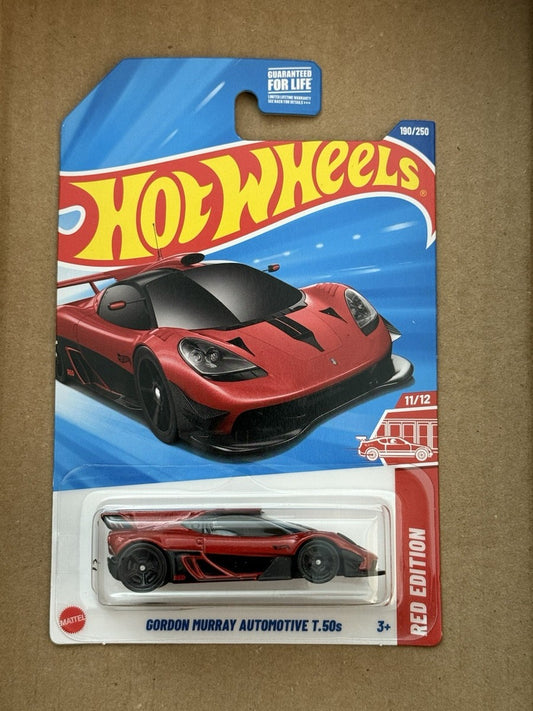 Hot Wheels Target Red Edition Gordon Murray Automotive T.50s