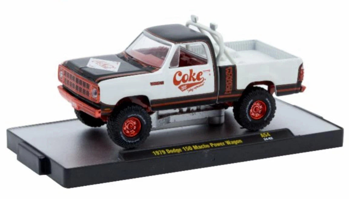 M2 Machines: Coca - Cola 1979 Dodge 150 Macho Power Wagon